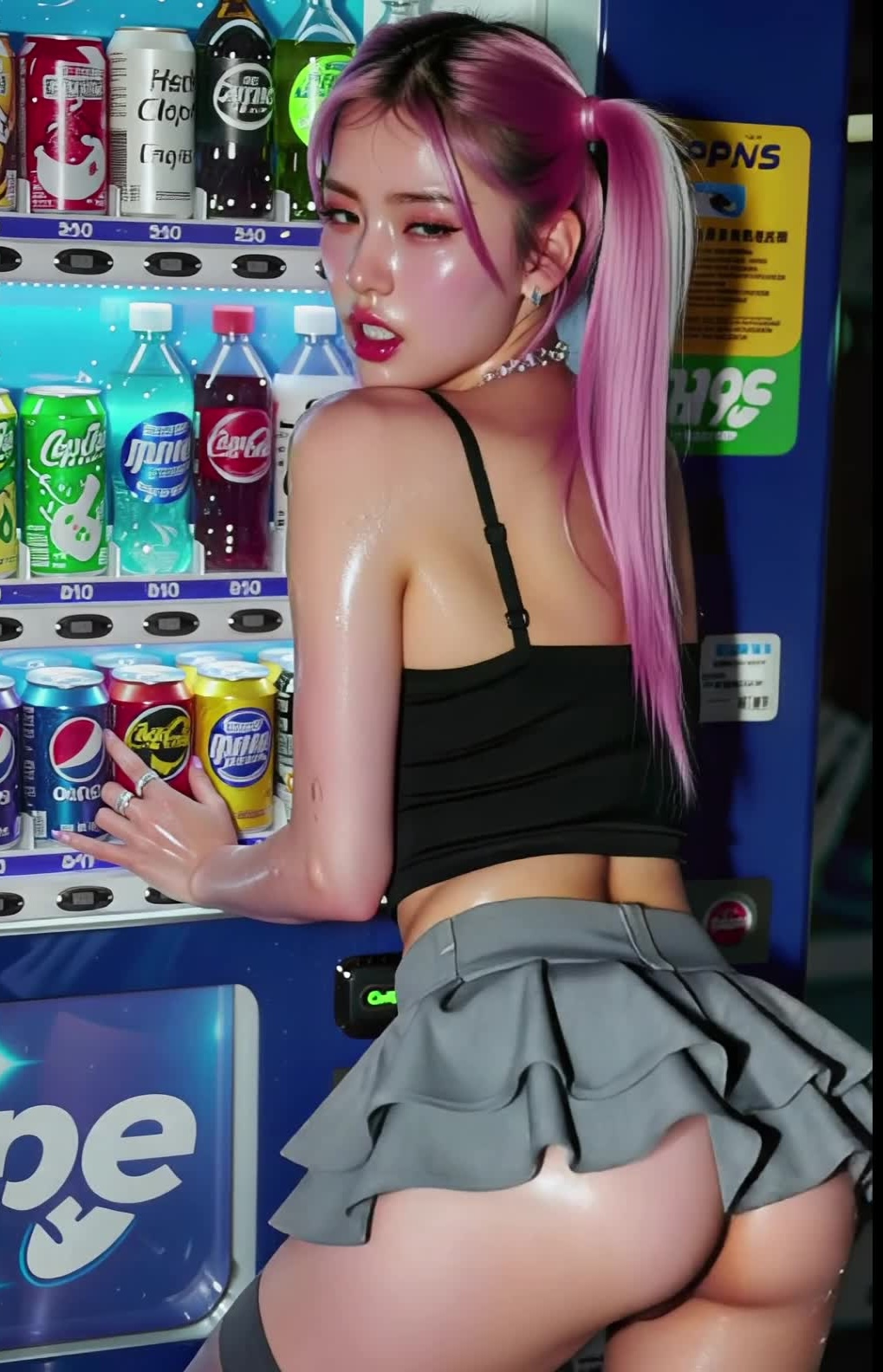 物欲しそうなギャルが誘ってきたので、仕方ないからハメてあげた【AIセックス動画】