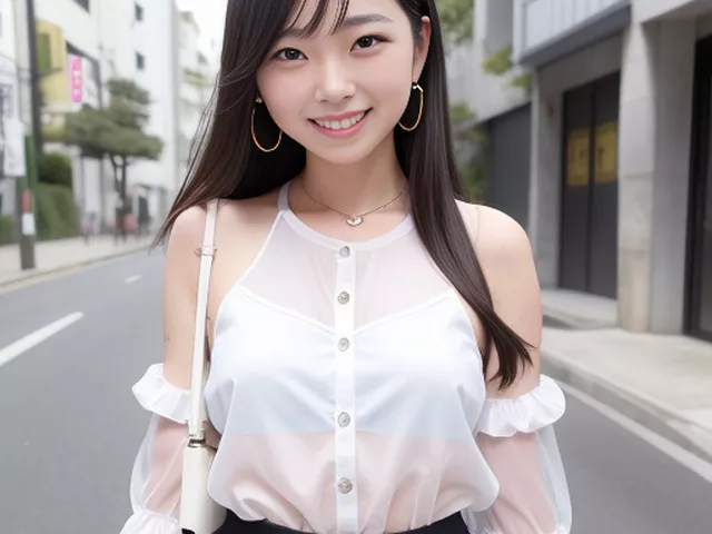 春のスケスケコーデ