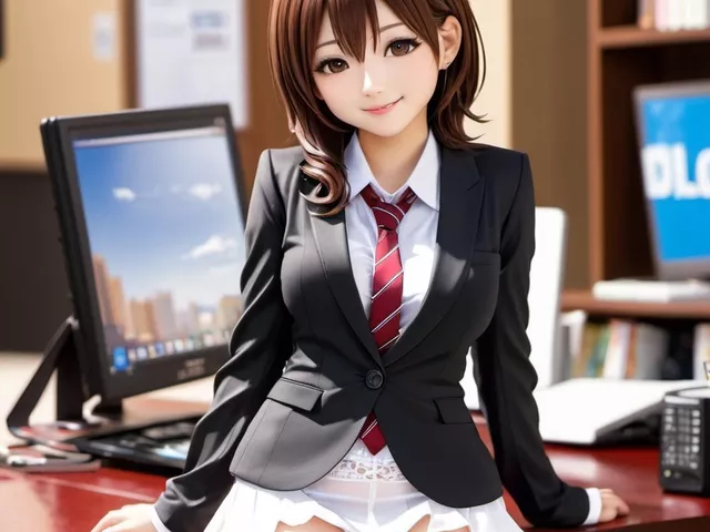 ちびキャラのセクシーOL着エロ画像 – fuduki mix