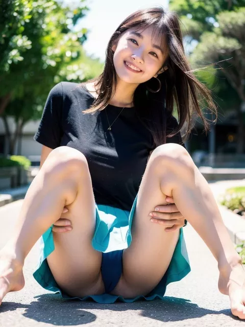 パンチラ画像まとめ その24（しゃがみパンチラ編）