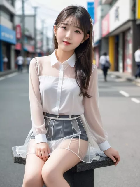 ミニスカ・ショーパン画像まとめ その57（スケスケコーデ編）