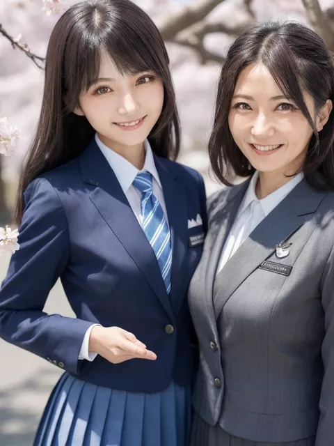 仲良し母娘画像