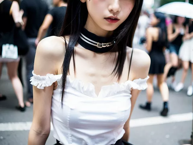 通りの地雷系まんさんと引き返せないところまで行ってみた画像