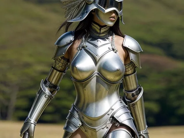 女騎士さん 戦う前と戦った後の画像