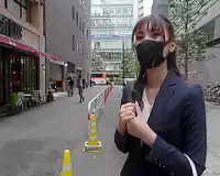 【企画ナンパ】営業のドMお姉さんがSEX！美脚を晒してえちオナニー！喉奥ディープスロート！ 