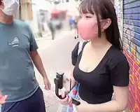 企画ナンパされた着衣巨乳のHカップちゃんがセックス！すげぇおっぱいを見せ付けて痴女りスロー腰振り騎乗位！ 