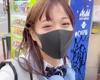 【素人企画＠ハメ撮り】オットリした美少女JKがイチャラブのエロ合体！デート！制服着衣セックス！ 