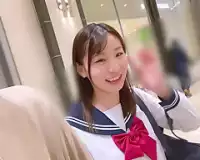 【素人企画＠ハメ撮り】インテリなJKがイチャラブのエロ合体！デート！制服着衣セックス！ 