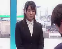 【マジックミラー号】受付嬢をやっている激ロリOLをゲット！「デカチン気持ちいい♡♡」お顔に精液ぶっかけたｗ【素人ナンパ】 