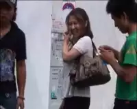 ナンパした巨乳人妻にフェラで抜きしてもらっちゃいました！ 