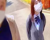 【素人企画＠ハメ撮り】美乳のミニ乳輪JKがイチャラブのえちえちSEX！デート！乳揺れ立ちバック！ 