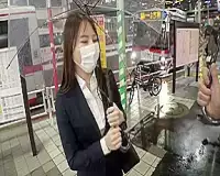 企画ナンパされた美乳の美尻ちゃんがえちえちSEX！ビリ黒パンスト破り！正常位でズコって顔射！ 