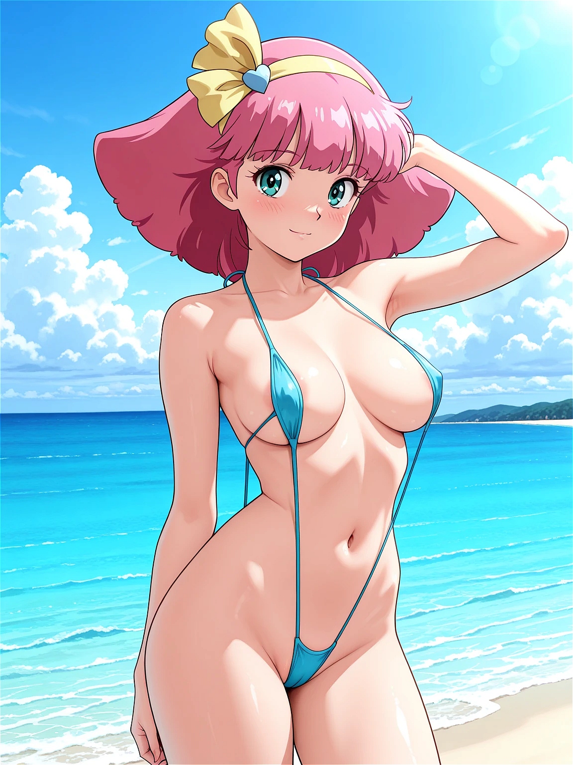 【ミンキーモモ】大人になってナイスバディな美女に成長したモモの二次AI画像