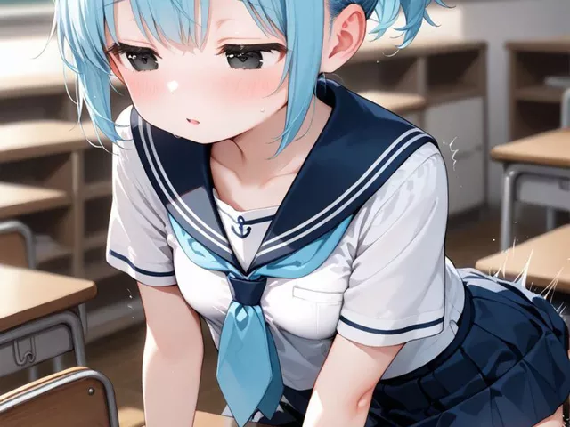 気になるあの娘が放課後の教室で擦り付けオナニーしてるなんて…!? 机のカドでこっそりアクメを楽しんじゃってる美少女たちのおま○こくちゅくちゅ角オナ画像！