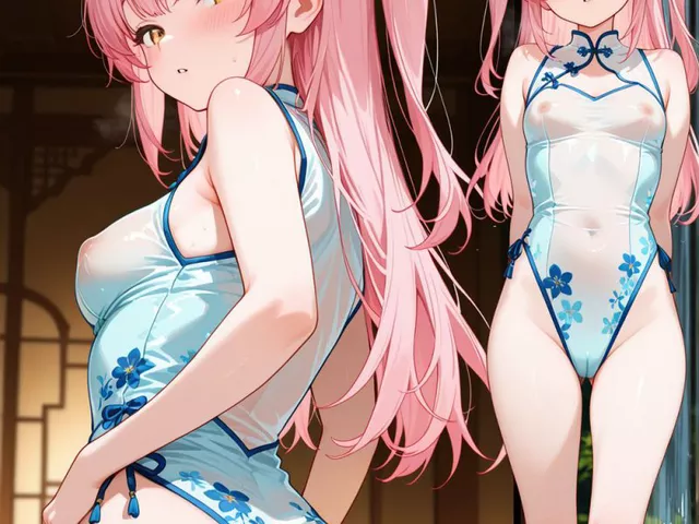 みらくるフィットなエロ艶めかしさ！ ぴっちりと浮き立つ乙女の輪郭にムラムラしちゃう透け透けチャイナレオタード姿の美少女をマルチビューで堪能ダ!!［30枚］