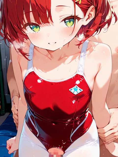 むっちりした太ももでムギュムギュッ♥ってされると速攻でち○ぽ負かされますわ！ 密着感とぬるぬる擦れる刺激が脳髄を破壊する美少女たちの強烈素股画像！［30枚］