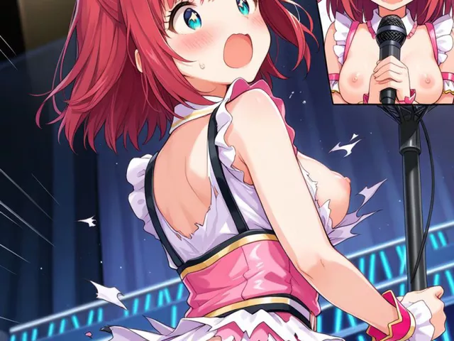はじけるドレス！ 飛び出す乳首！ 晒されるま○こ！ 変態Pに目を付けられた悲運の美少女アイドルたちの衣装破裂ステージをブヒブヒ堪能しようぜ!!［30枚］