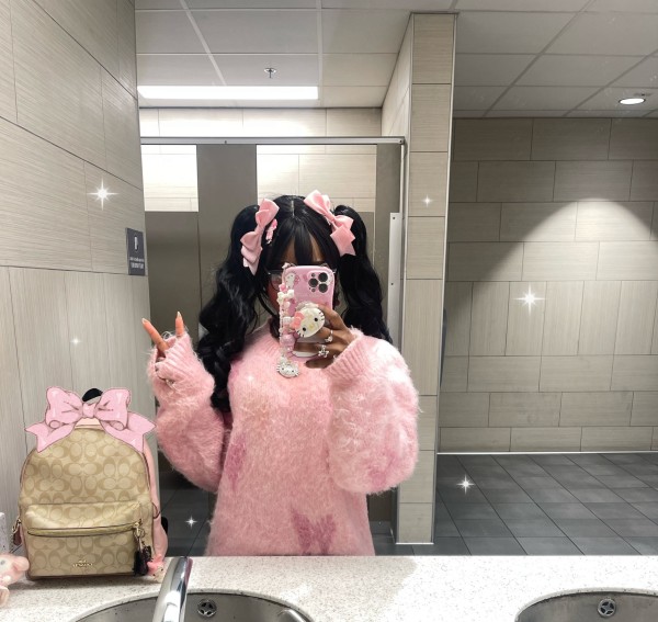 【画像】ゆめかわ黒ギャル「Kawaiiを集めたからお部屋とお洋服見て～????」