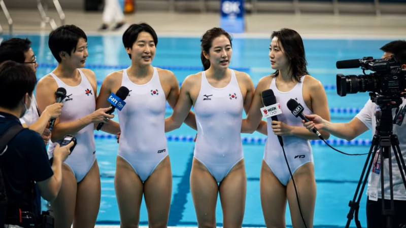 韓国の水泳選手のインタビューが・・・ヌケルよね？？