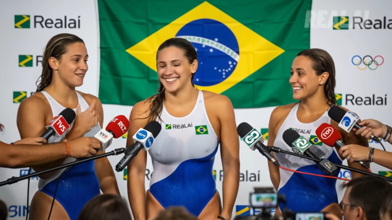 ブラジルの女子水泳チームが最高すぎる！！・・・AIだけどｗｗｗ