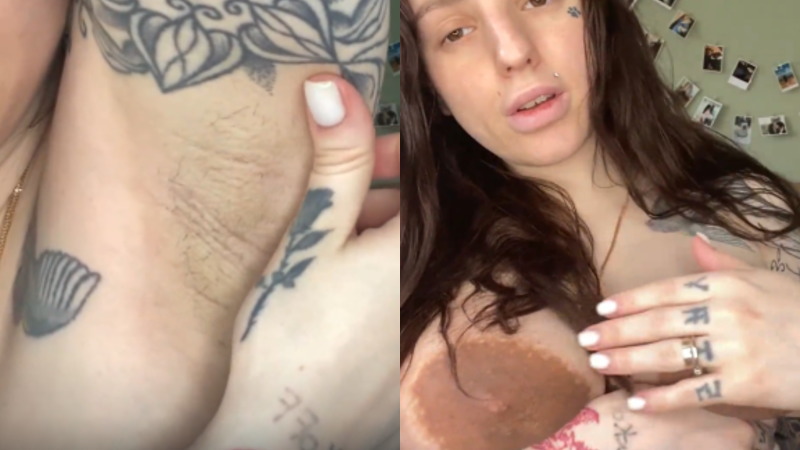 わき毛とデカ乳輪を見せてくれるブス女がコチラｗｗｗ