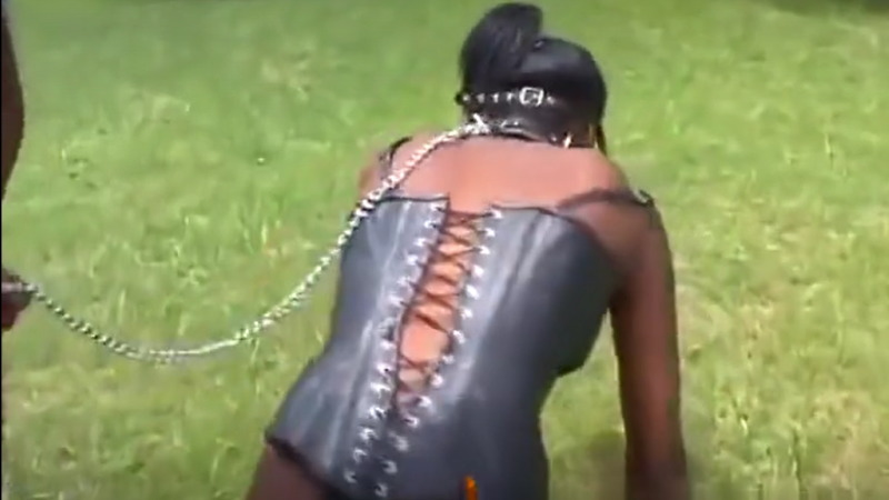 変態黒人カップルによる屋外でのSMをご覧下さいｗｗｗ