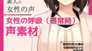 【新着同人ゲーム】音声素材「んんっ…/女性の呼吸（ループ）」〜商用OK著作権フリー/バイノー…