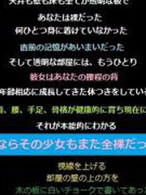 【新着同人誌】SEXしないと出られない透明な部屋で、目の前にいる初潮前の女の子を抱いたあ…