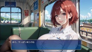 【新着同人ゲーム】やれる電車、強気赤髪美女にやられました！こんな電車聞いてない！！