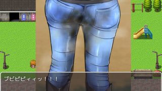 【新着同人ゲーム】行列デニムお漏らし