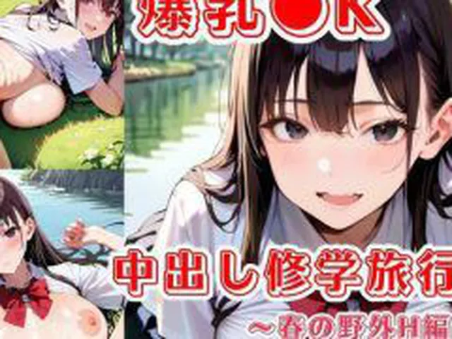 【新着同人ゲーム】爆乳●K中出し修学旅行！〜春の野外H編〜