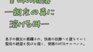 【新着同人誌】聖母の陥落 ―親友の毒に溶ける母―