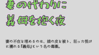 【新着同人誌】妻の代わりに義母を抱く夜