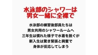 【新着同人誌】水泳部のシャワーは男女一緒に全裸で