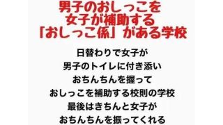 【新着同人誌】男子のお〇っこを女子が補助する「お〇っこ係」がある学校