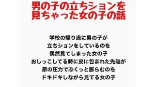 【新着同人誌】男の子の立ちションを見ちゃった女の子の話