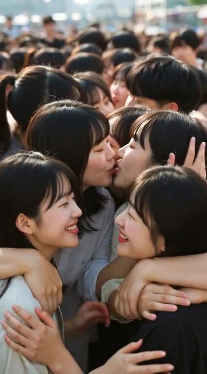 【AIえち動画】女の子はキスが好き