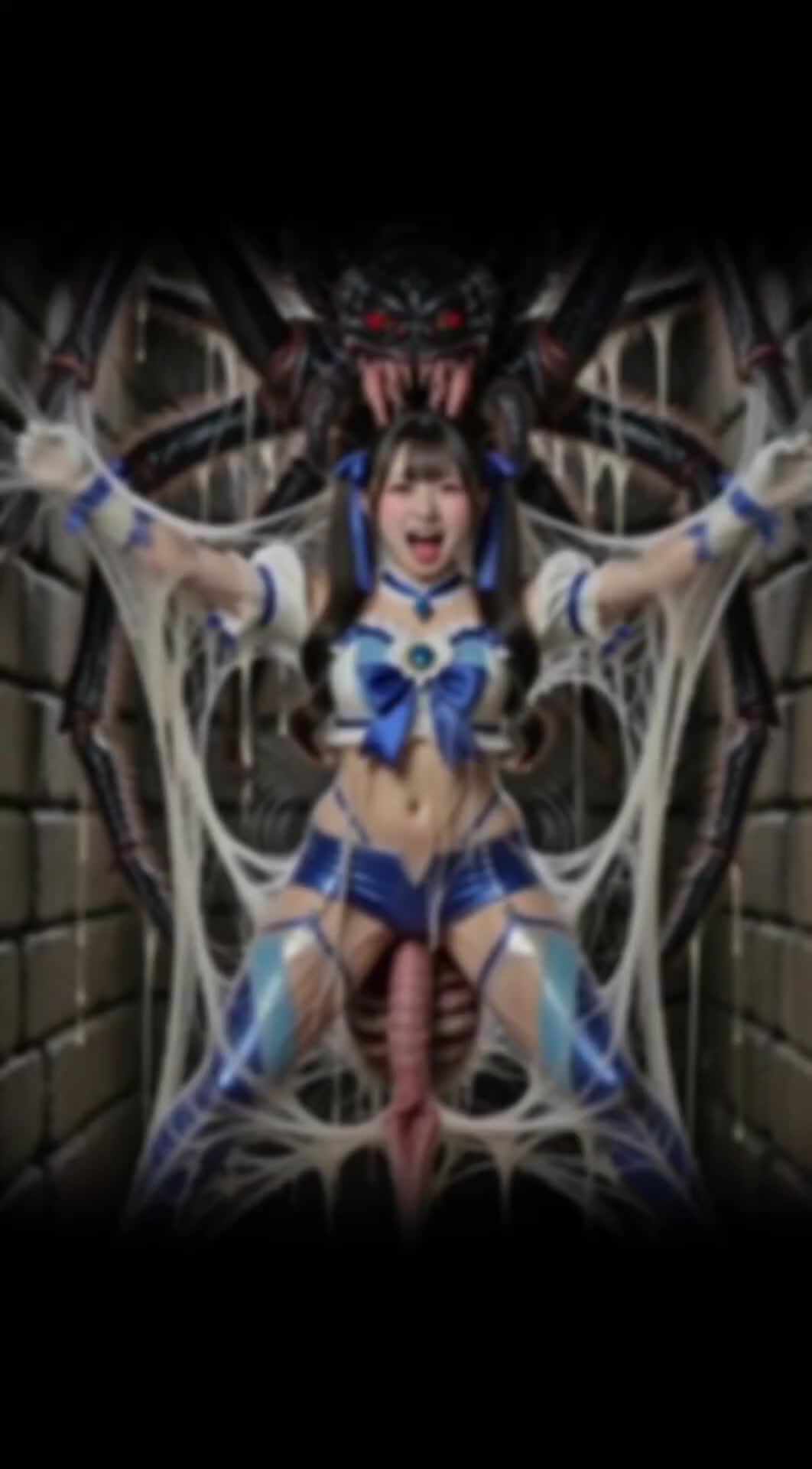 【AIえち動画】モンスター姦2