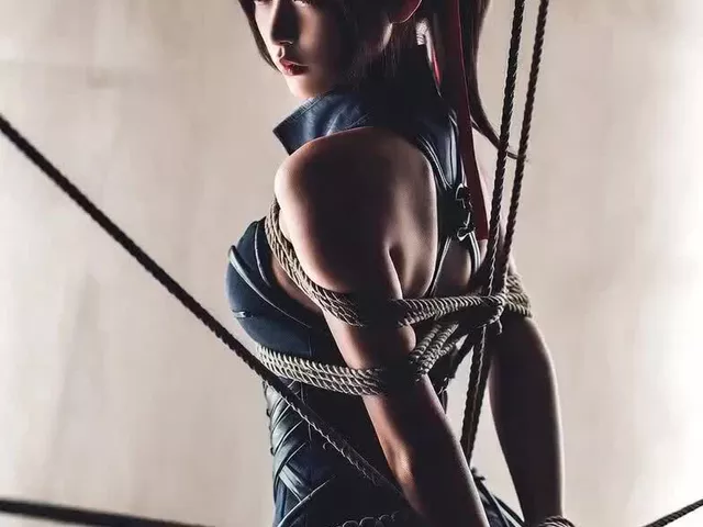 【AIえち動画】女格闘家の気合い