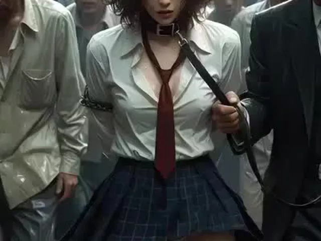 【AIえち動画】熟女がJK制服で野外調教