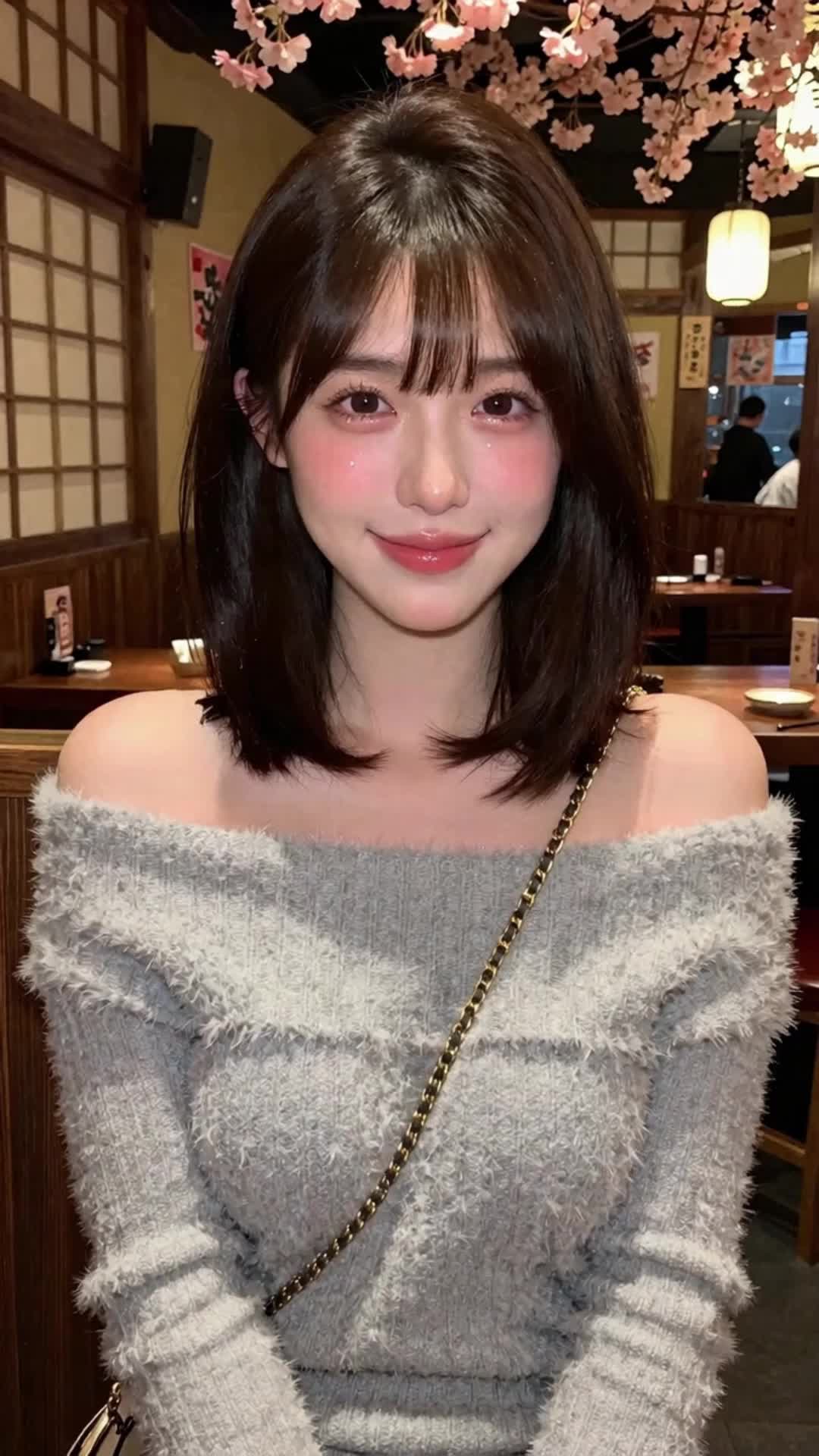 【AIえち動画】居酒屋でナンパした娘が積極的で助かる