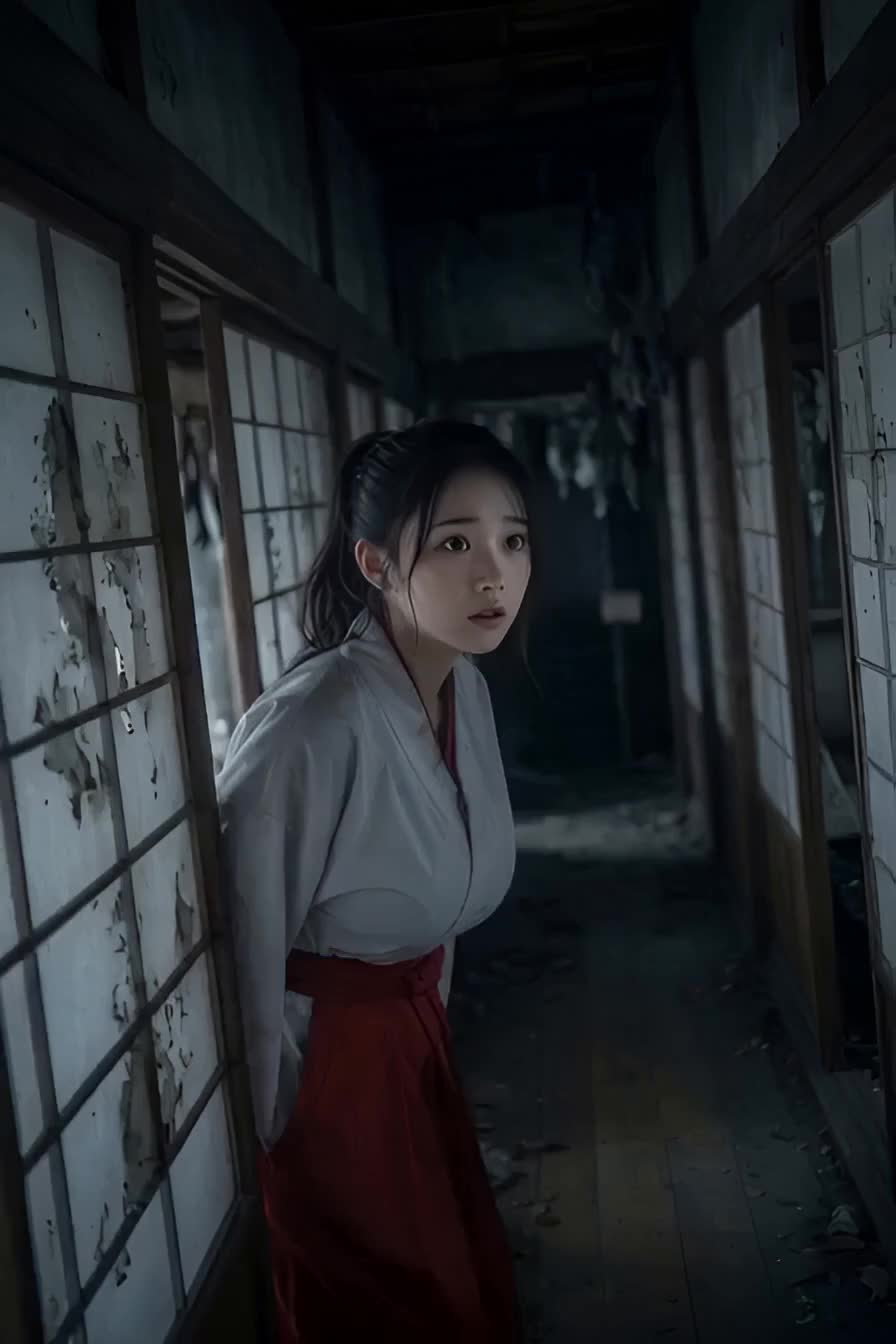 【AIえち動画】襲われる巫女