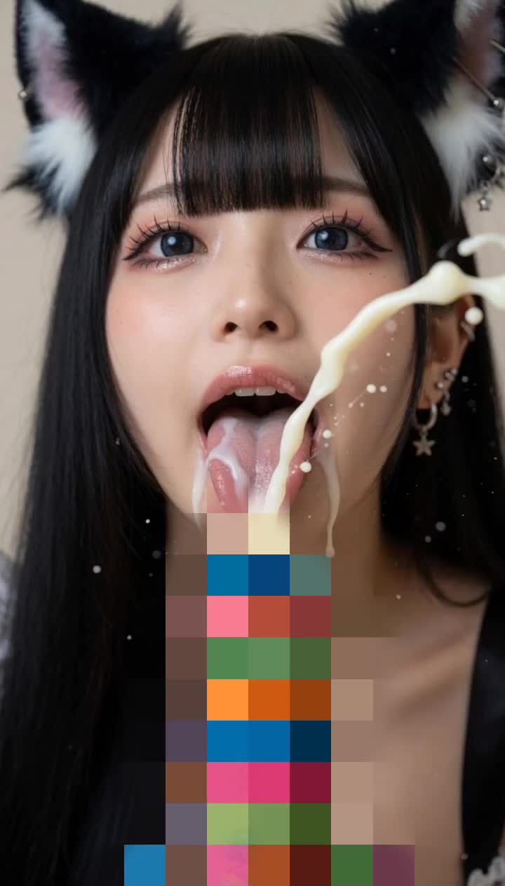 【AIえち動画】ナニを舐めている