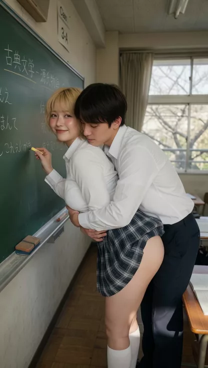 【AIえち動画】教室で