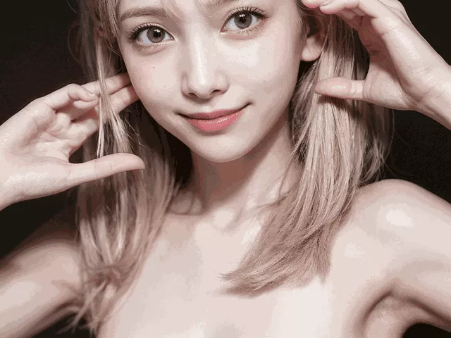 おっぱい丸出しの美女