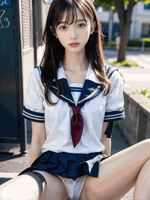 AI美女のパンチラ画像 part5