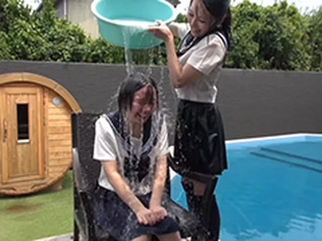 sandw-0279｜ルーレット＆あみだくじ 2人の水掛まつり｜S&W企画｜	ウェット＆メッシー