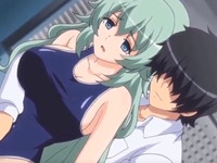 男が持つ時間を止められる懐中時計によって時間を止められ学園のプールサイドで陵辱レイプされる水着JKたち aniporn