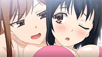 えちえちビキニのJK姉妹とプールに行ったら？案の定発情してこっそりハメハメしちゃう主人公ｗｗ