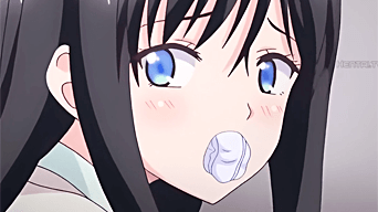 【エロアニメ】パンツを口に入れられたままバックでお仕置きセックス！真面目JKが欲を出したらこうなりましたｗｗ